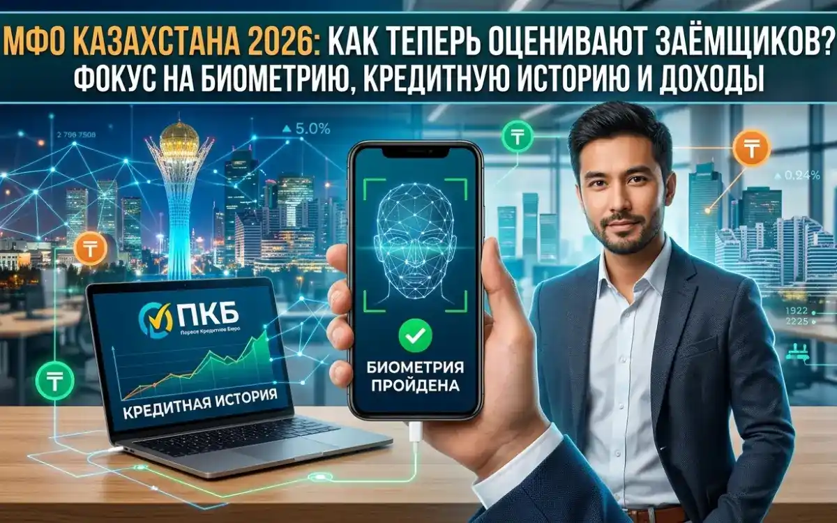 Как МФО Казахстана оценивают заёмщиков в 2026 году